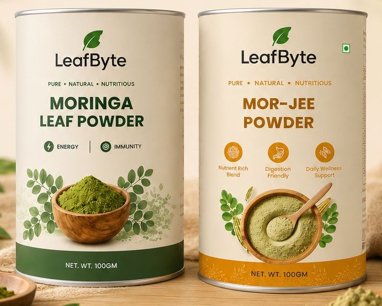 LeafByte Wellness Combo — Moringa + Mor-Jee