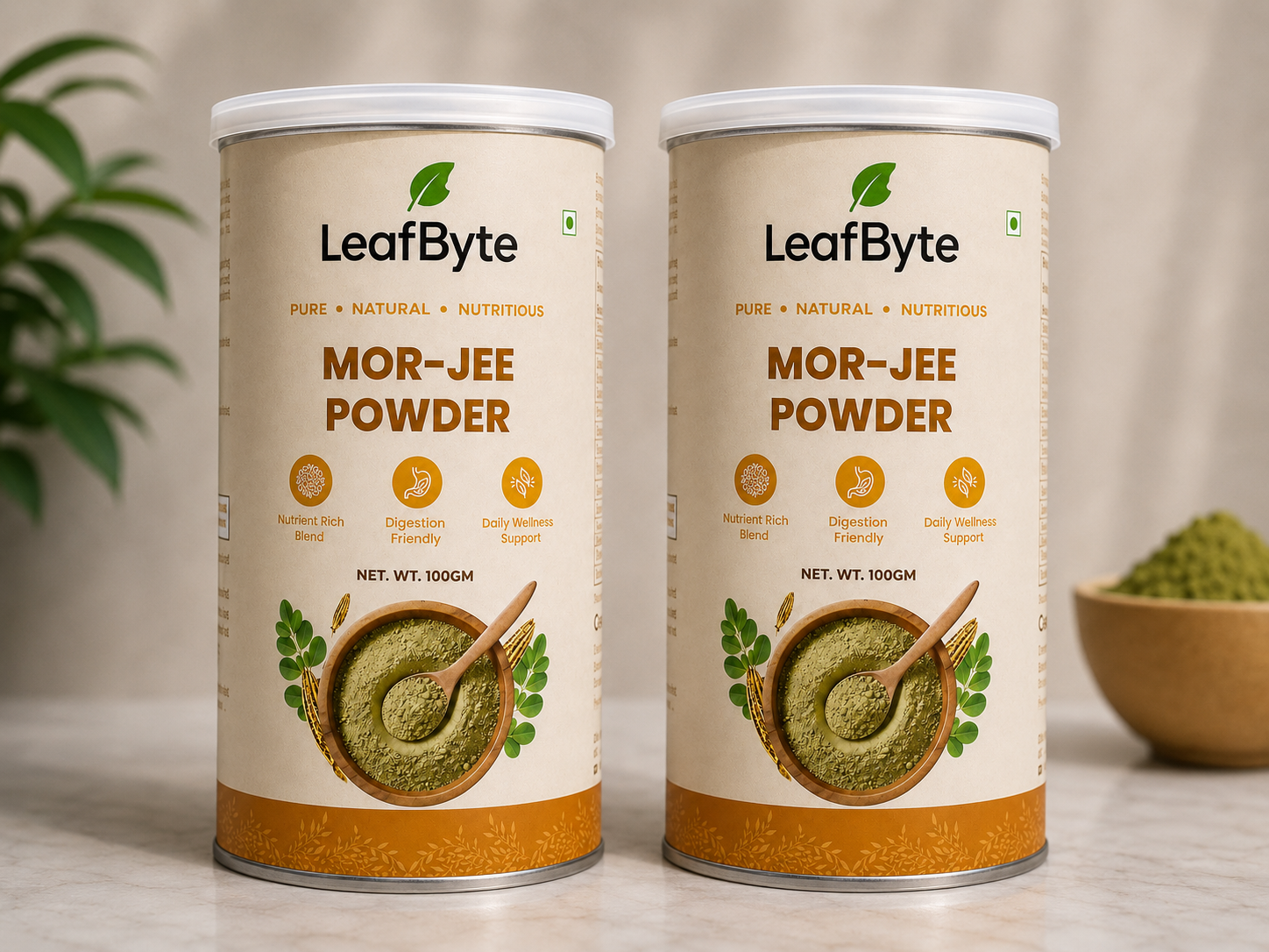 LeafByte Mor-Jee Powder Combo — Pack of 2